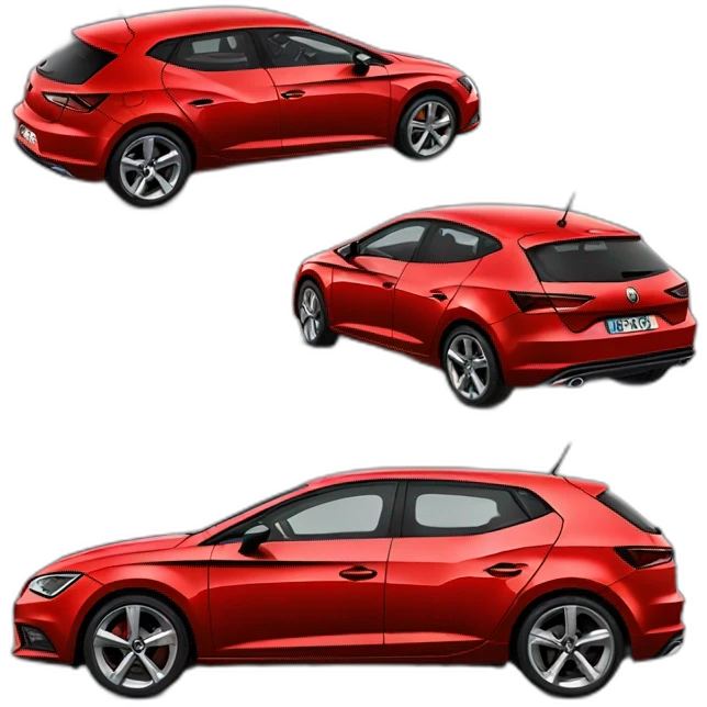 Seat Leon red emoji