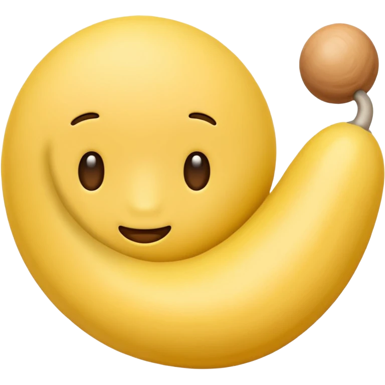 Penis emoji, yellow, testecals and penis emoji