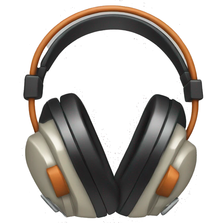retro headphones emoji