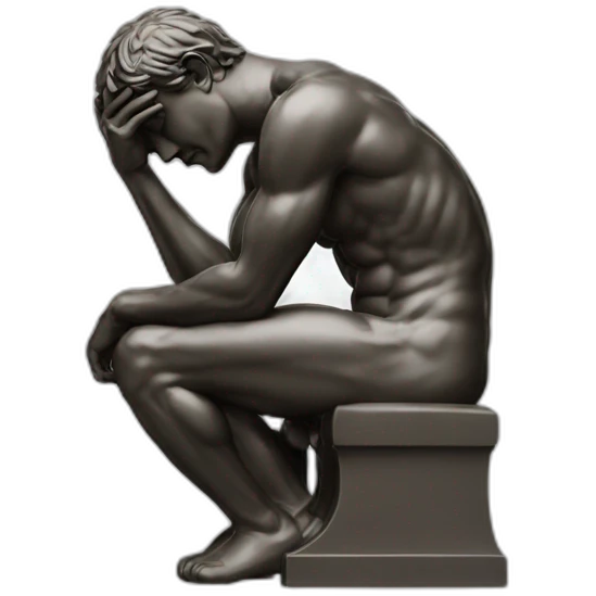 the thinker emoji