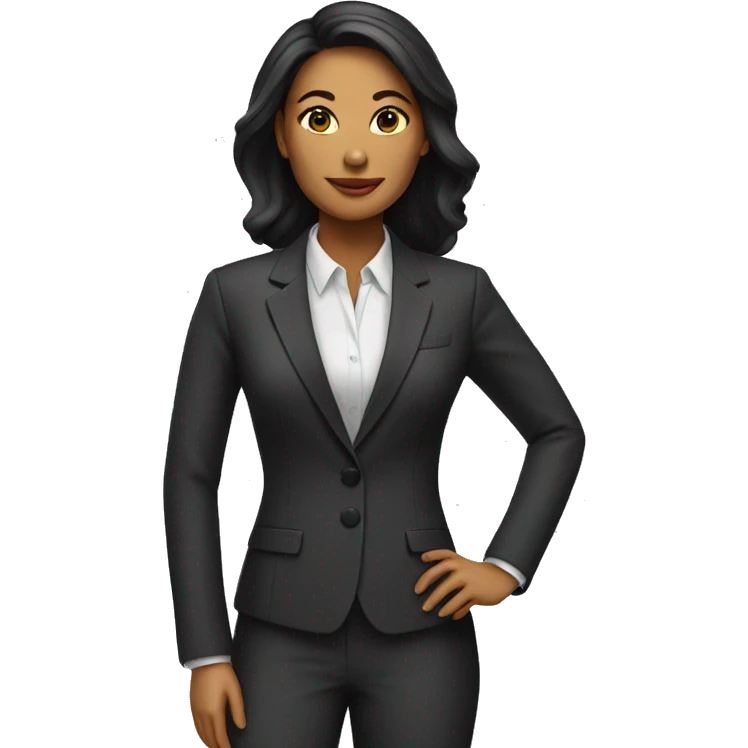 woman in suit emoji