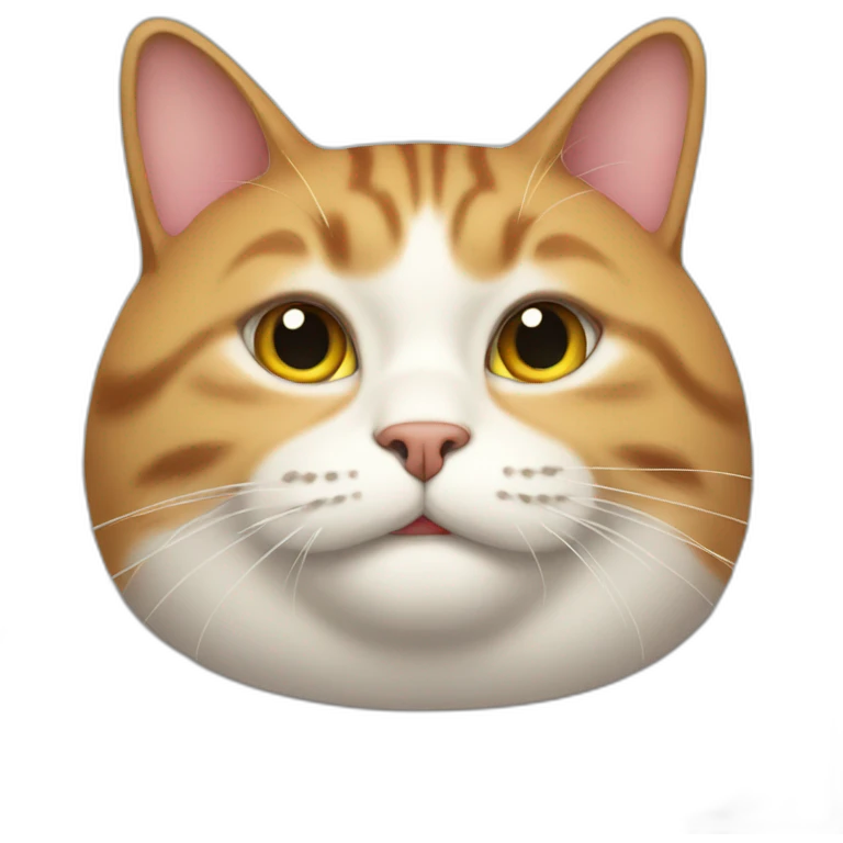 a fat cat emoji