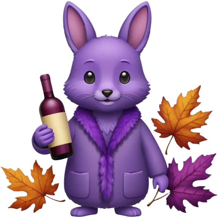 labubu fall in wild wine emoji