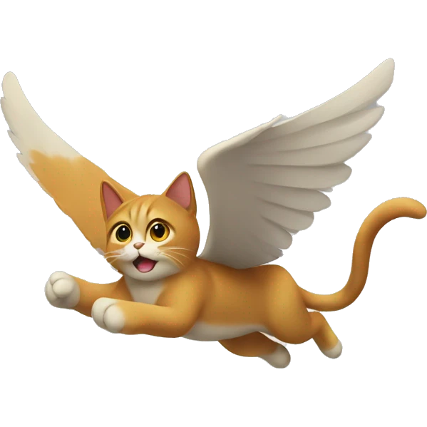 Flying Cat emoji
