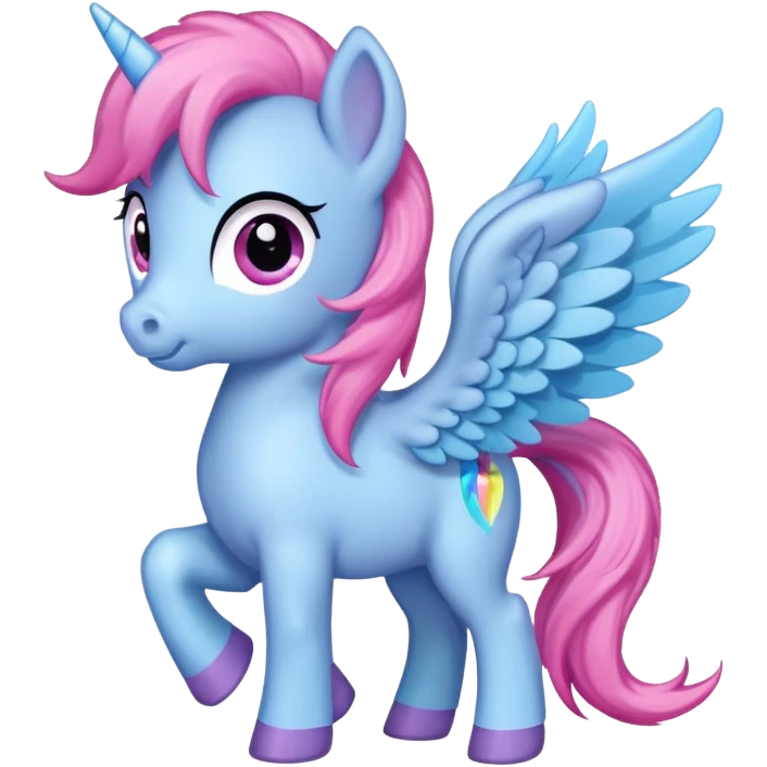 a littly pony with wings emoji emoji