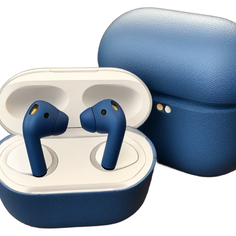 Dark blue AirPods Max emoji