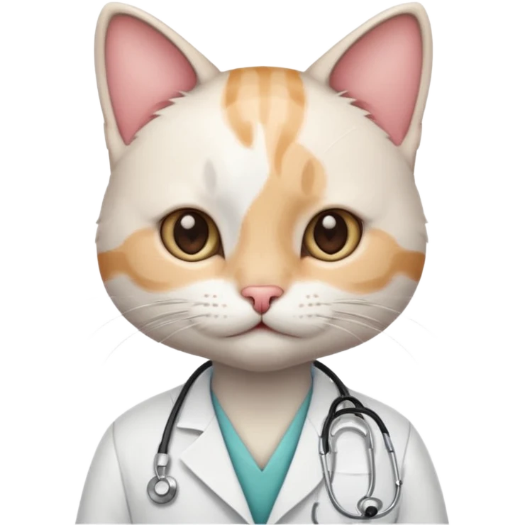 cat doctor emoji