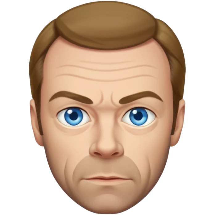 Hugo Weaving with blue eyes emoji