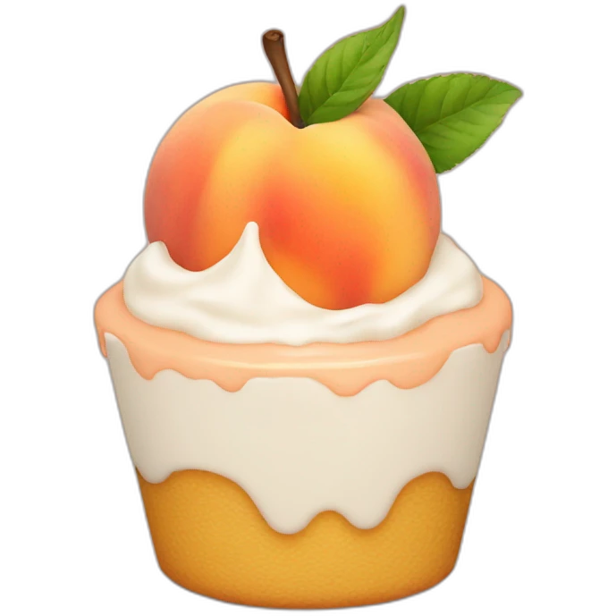 Peach Cream  emoji