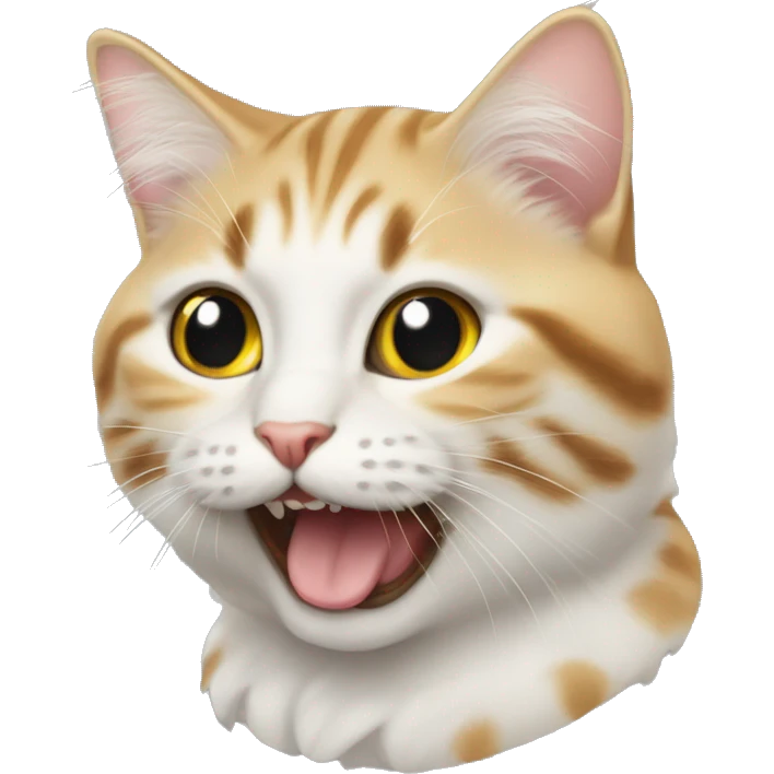 Рыжеволосая девушка с рыжим котом  emoji