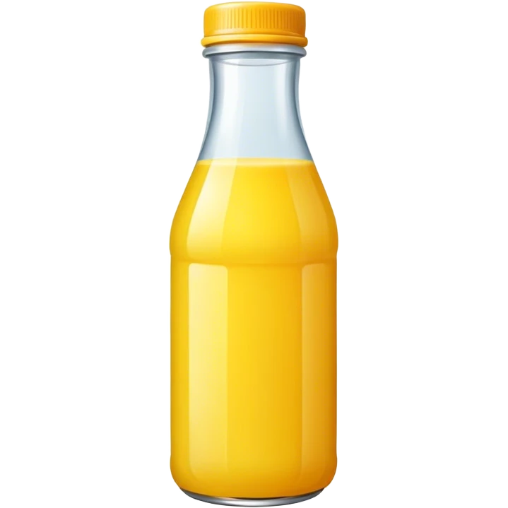 Yellow juice bottled emoji