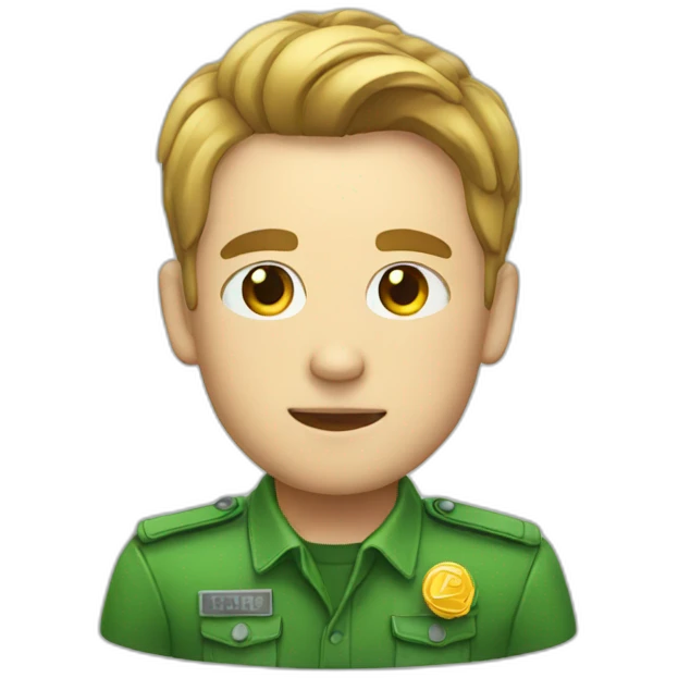 badge vert emoji