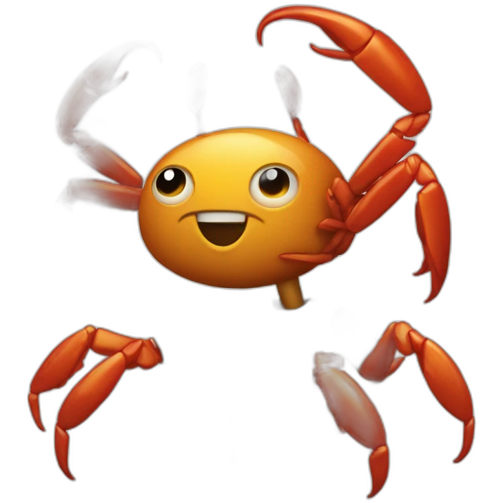 Gordan freman fight with hed crab emoji