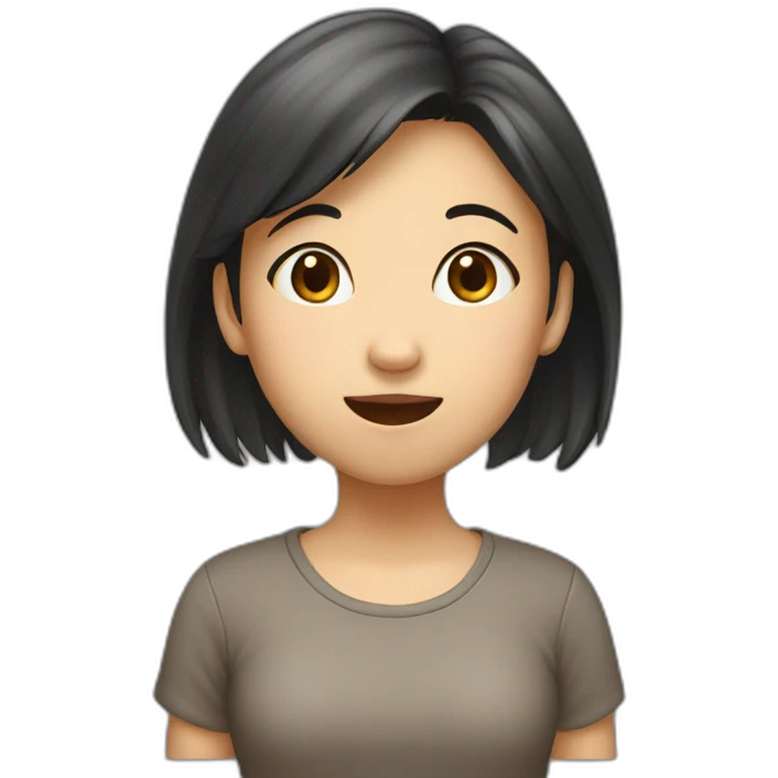 adhd asian girl emoji