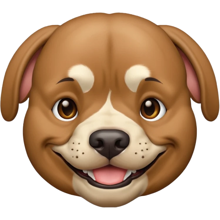 pitbull with a human face pfp emoji