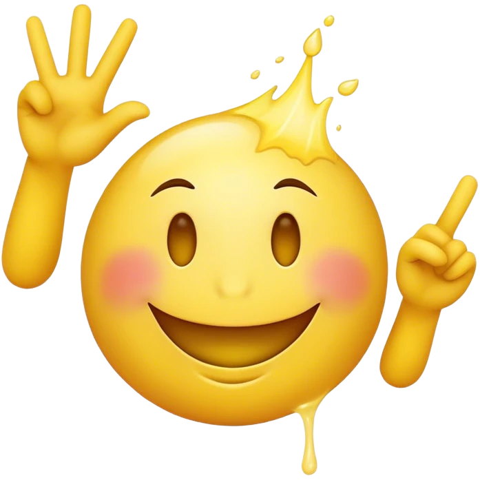 smiley face throwing up 2 L’s emoji