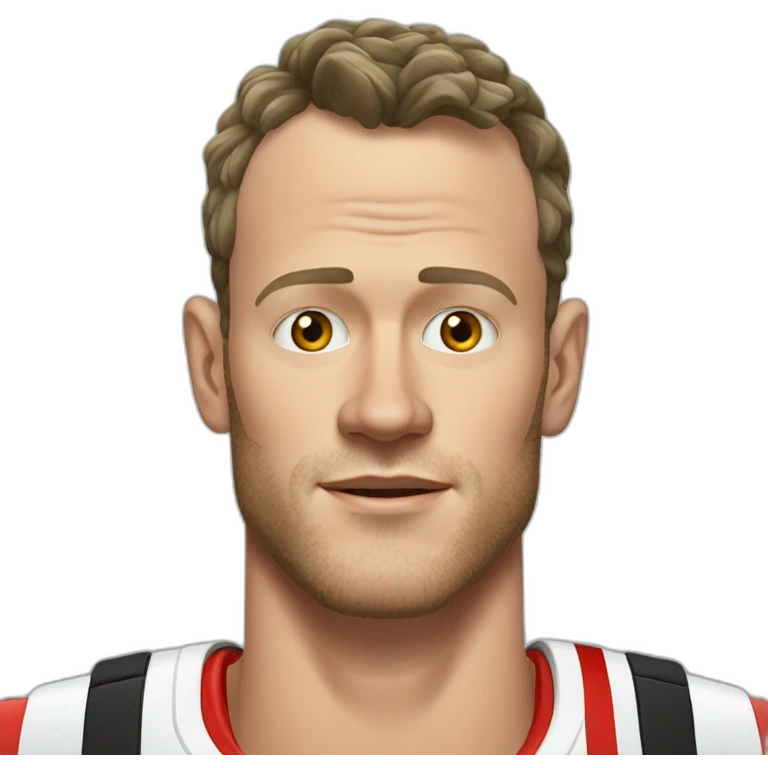 Jonathan Toews as beach bum emoji