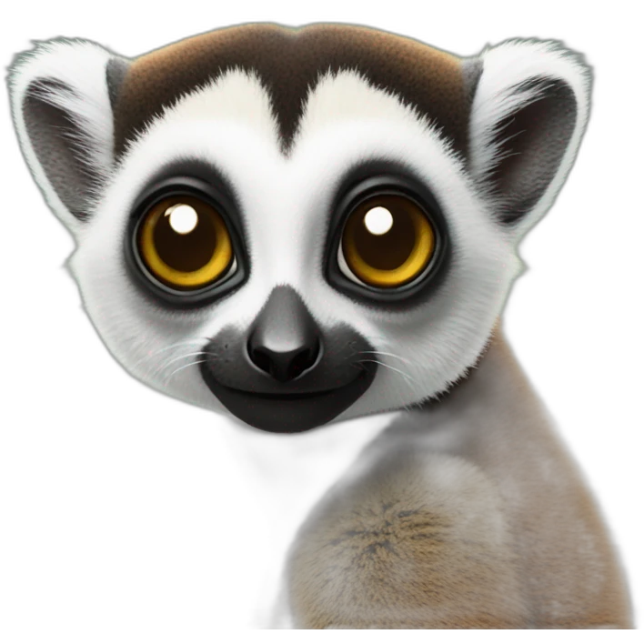 Lemur cola anillada emoji