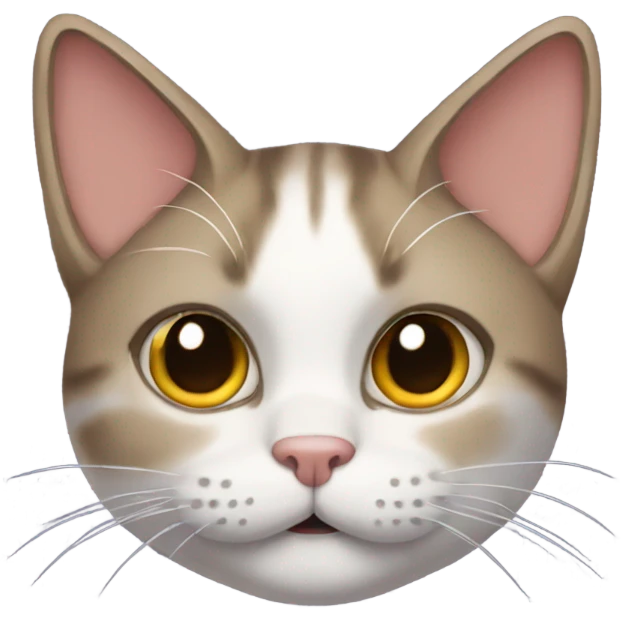 cat with folded ears emoji