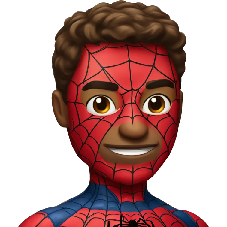 Man in Spider-Man suit emoji