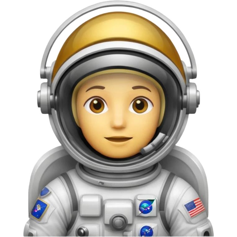 Astronaut floating emoji