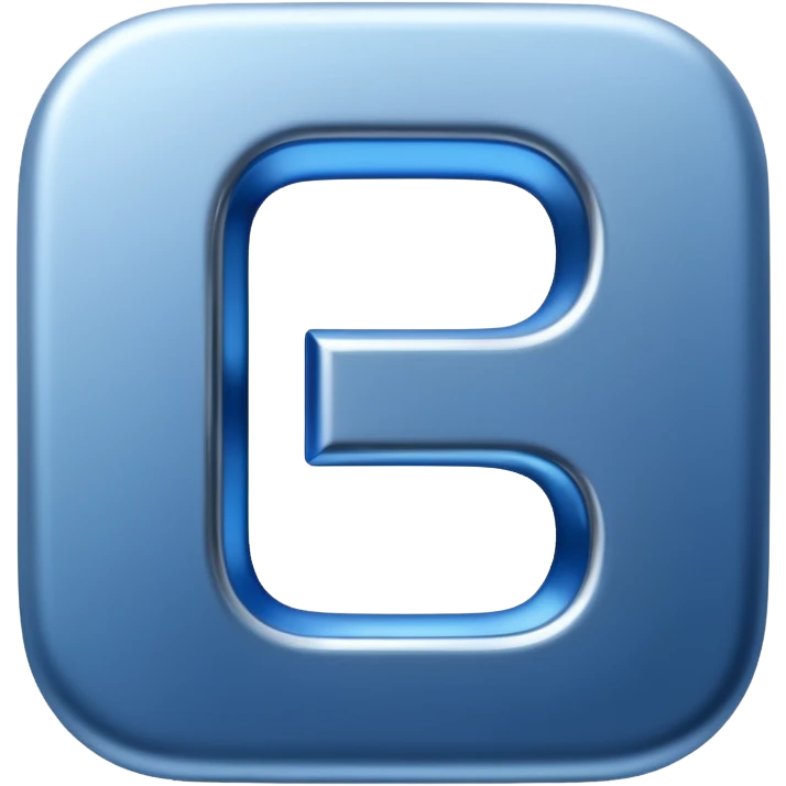 A fusion of the letter J and AI, representing artificial intelligence emoji