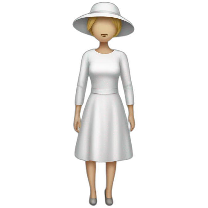 Headless lady emoji
