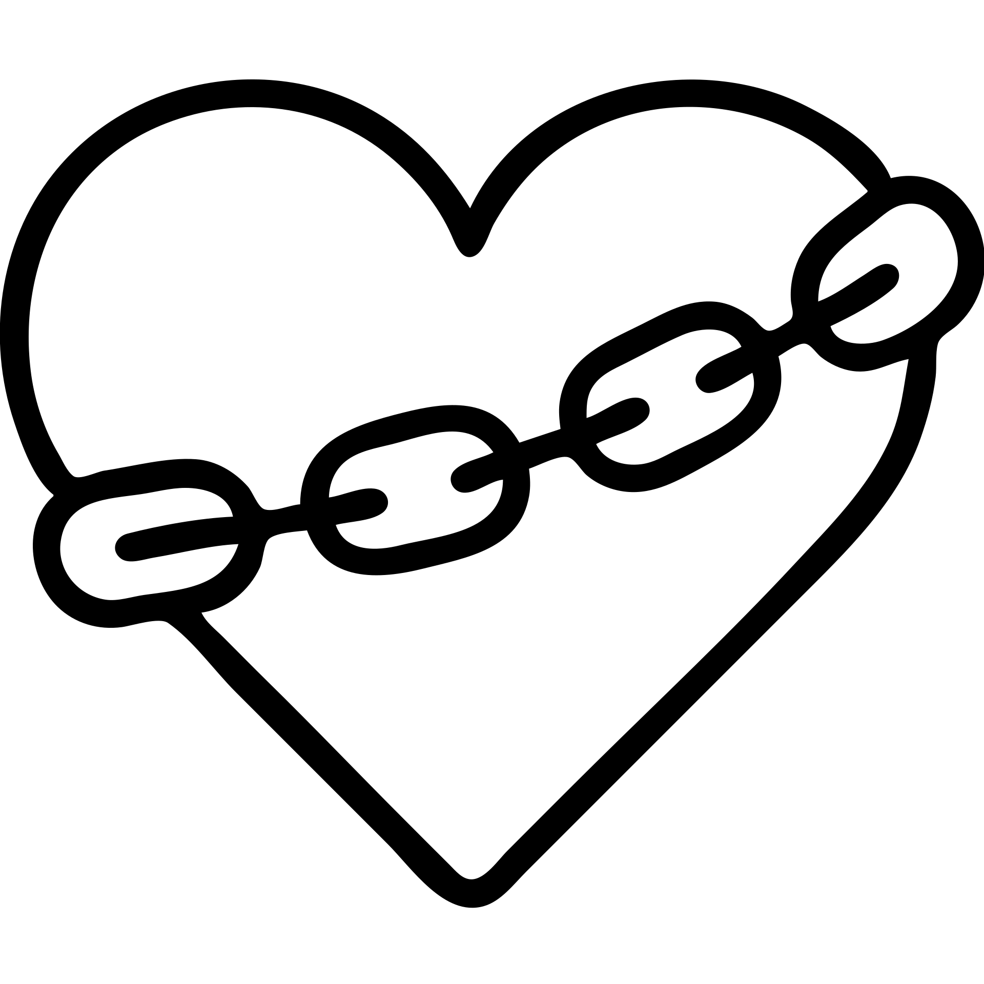 A heart with a chain wrapped around it or attached to it emoji