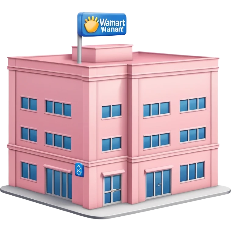 Light pink walmart emoji
