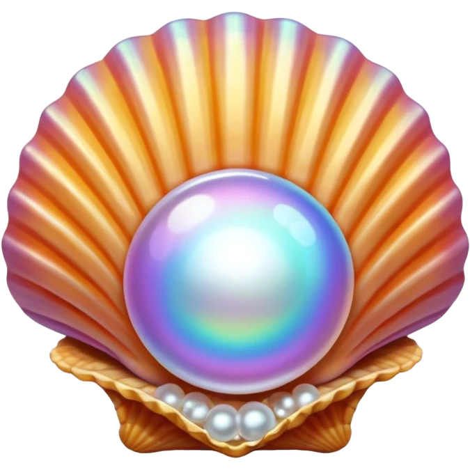 OpenSea shell with pearl emoji