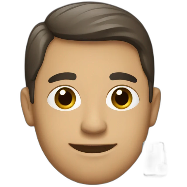 Man with an iphone in the right hand and a portugal flag in the left hand emoji