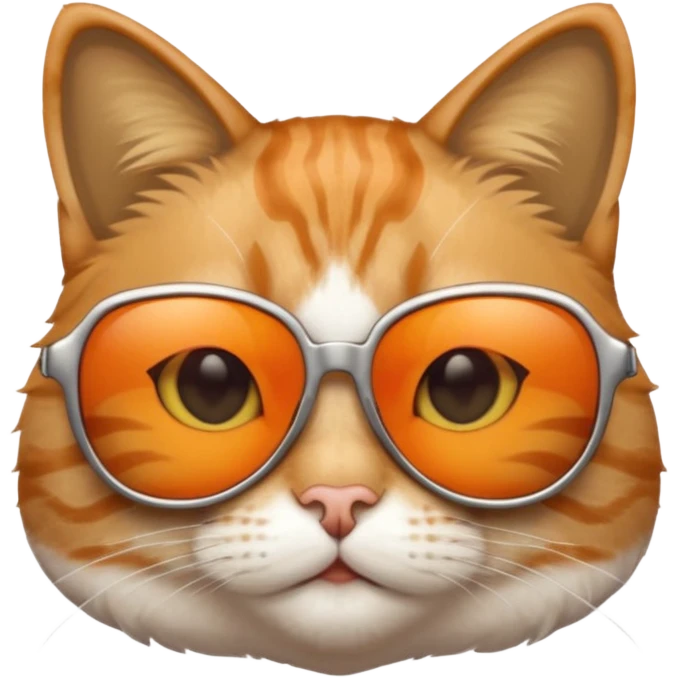 Cat wearing sunglasses emoji