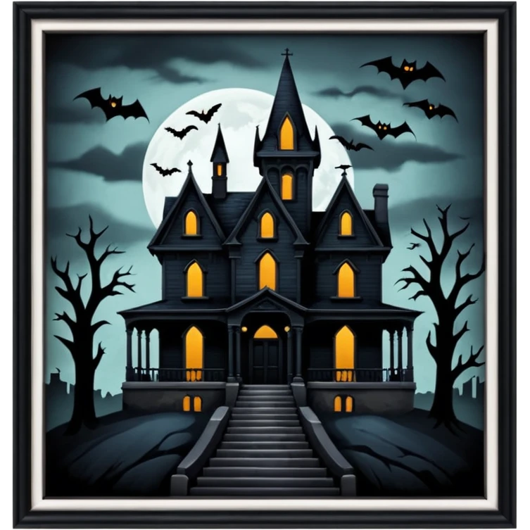 the House on haunted hill emoji