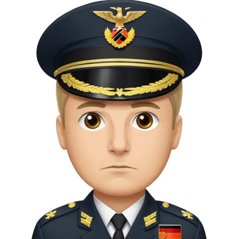 Military General with German flag emoji