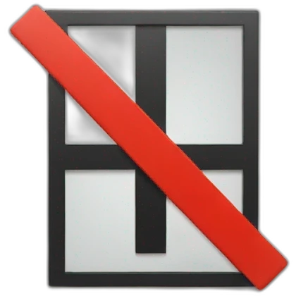 No enter sign emoji
