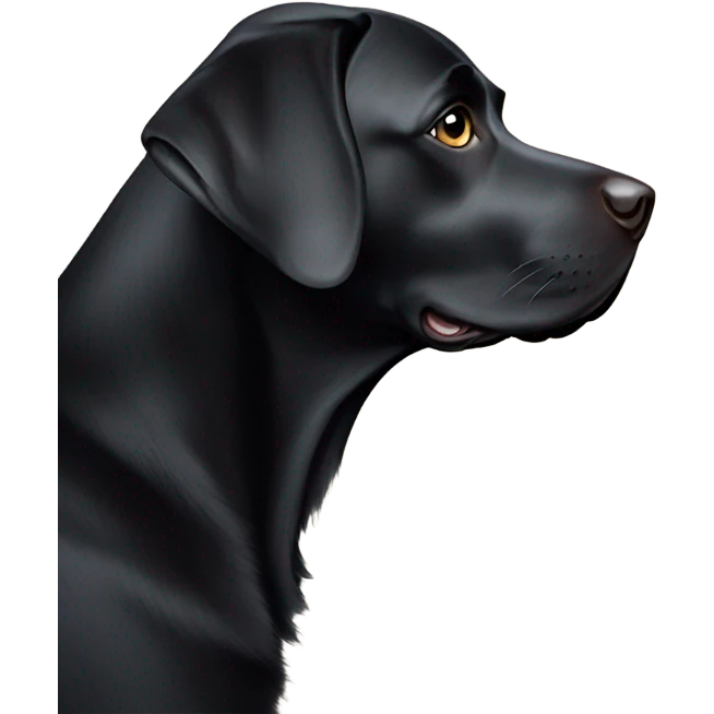 black labrador  emoji