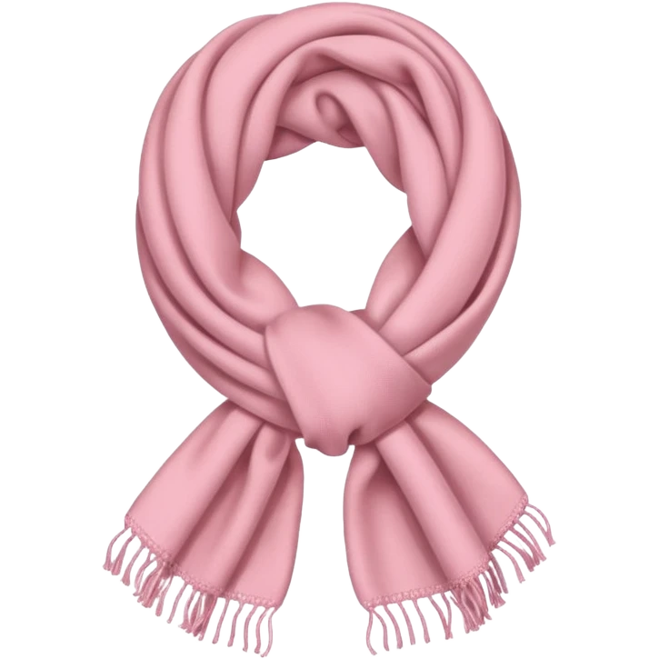 Light pink scarf emoji
