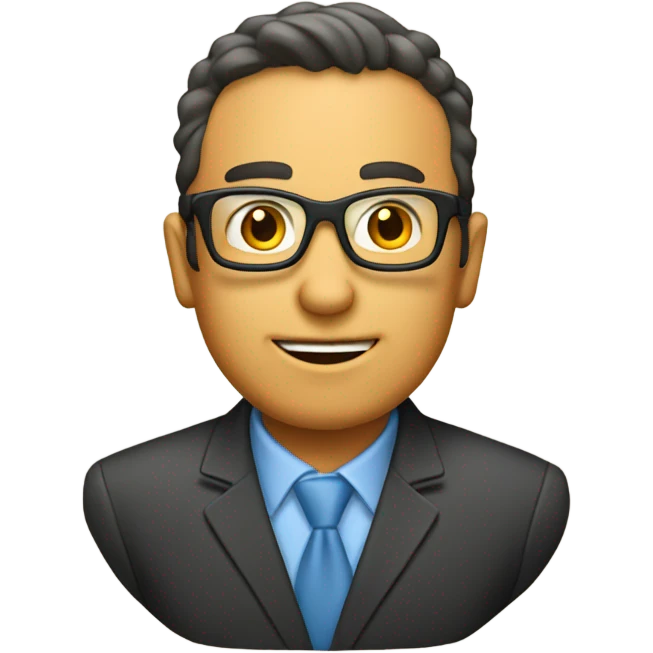 Computer geek emoji