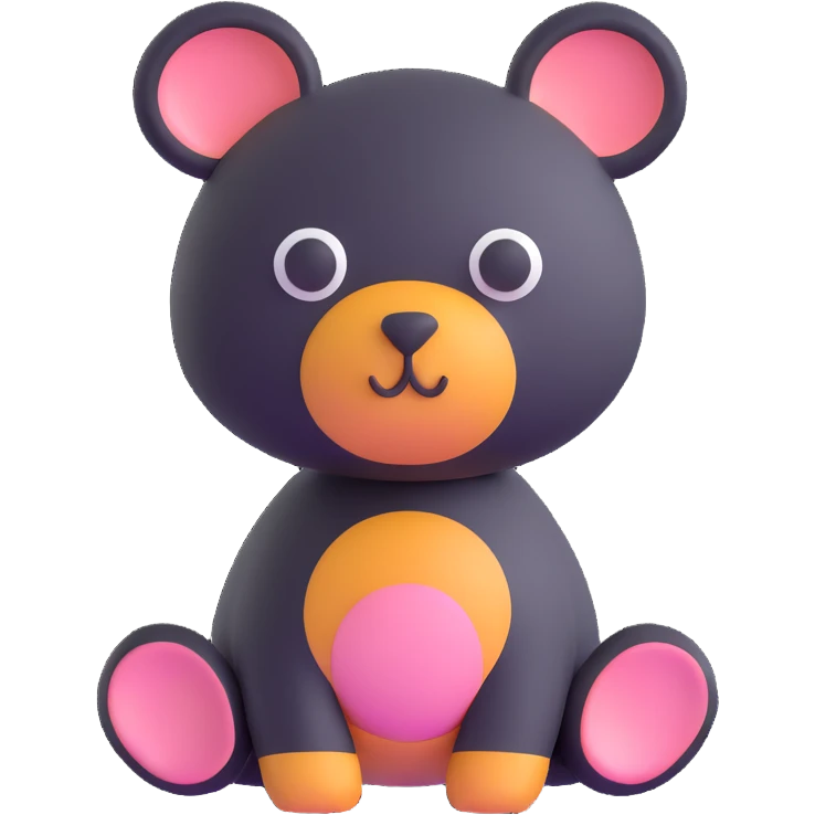 cute animal made of modeling clay emoji