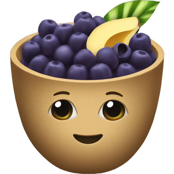 Acai bowl emoji