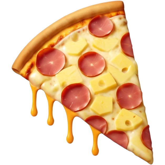 pizza Hawaiian slice (ham & pineapple) emoji