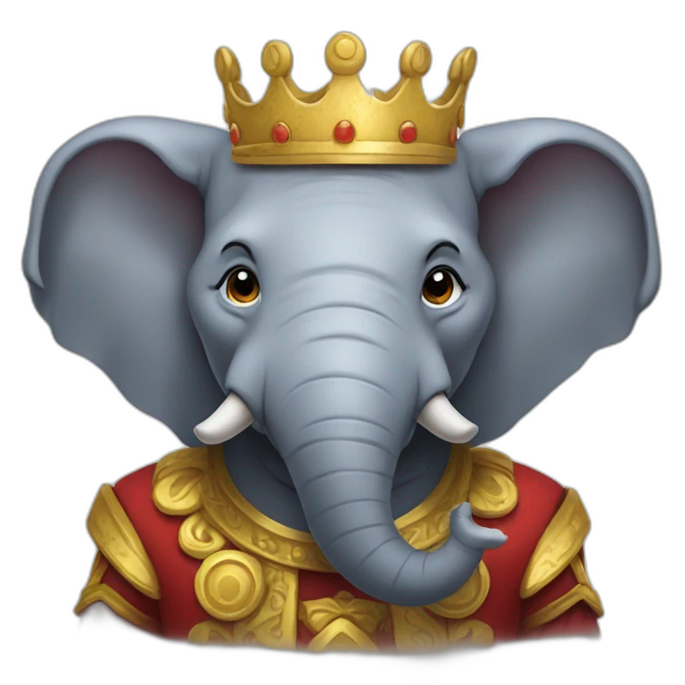 kevin the elephant king emoji