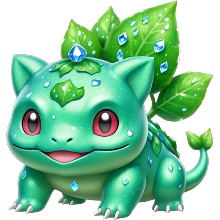 glitter pokemon bulbasaur emoji