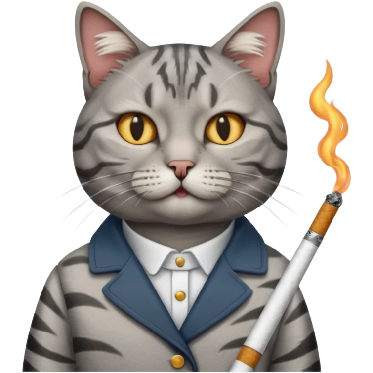 Cat with cigaret  emoji