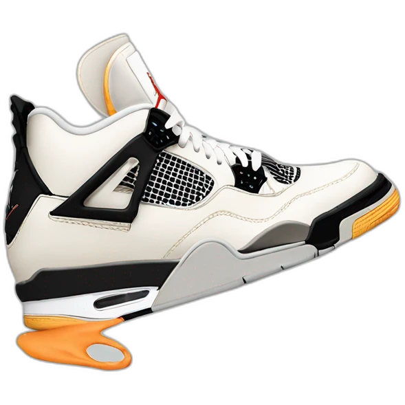 Jordan 4 off white emoji