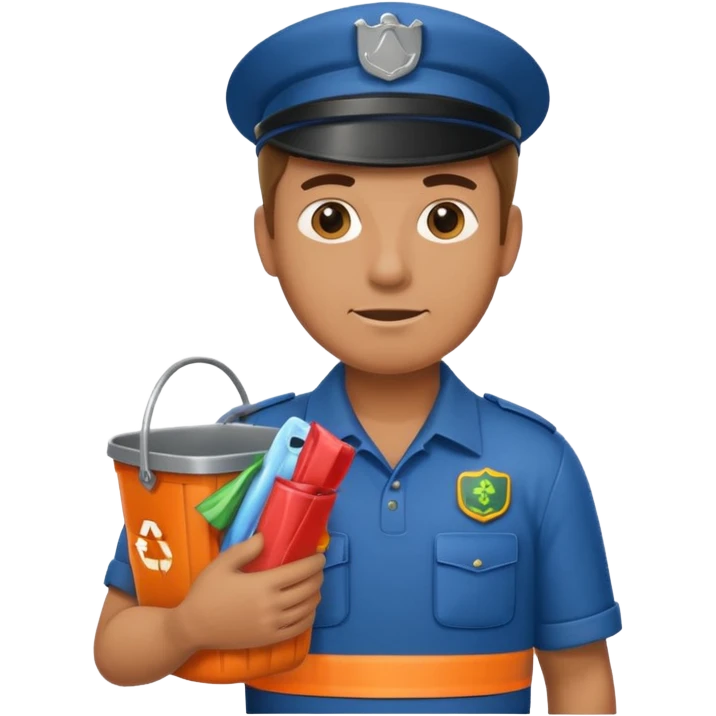 garbage man emoji