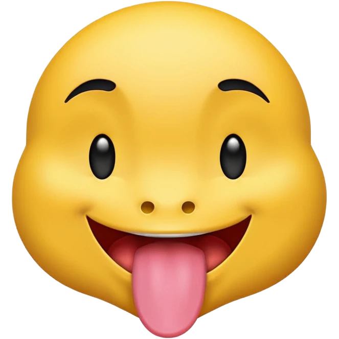 combine smirking face emoji and face savoring food emoji into a single expressive emoji blending sly confident smirk with tongue out satisfied expression no text emoji