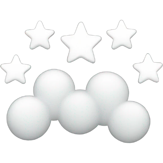 White stars emoji