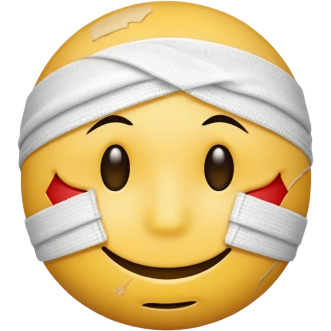 injured tellow smiley guy emoji