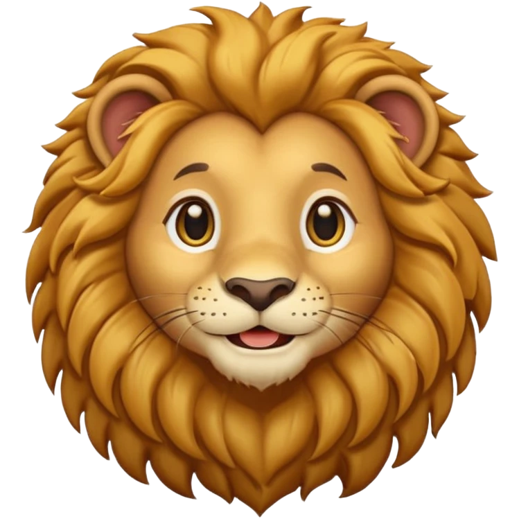 lion cartoon emoji